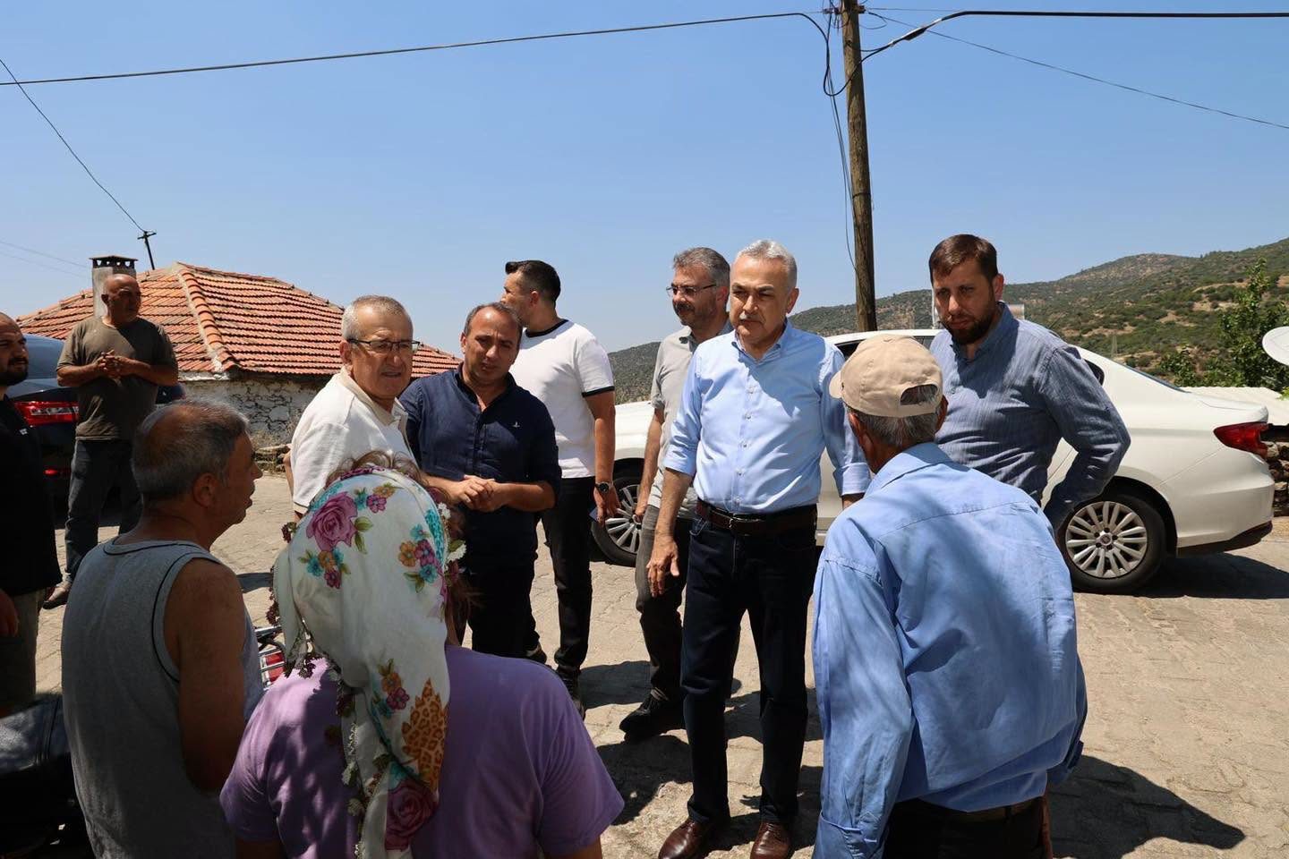AYDIN MİLLETVEKİLİ SAVAŞ, YANGINZEDELERİN YARALARINI SARDI