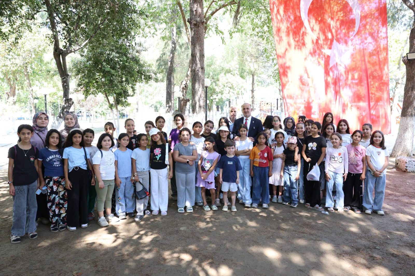 İncirliova'da Yaz Kur'an Kursu Öğrencileri Kültür Park'ta Buluştu