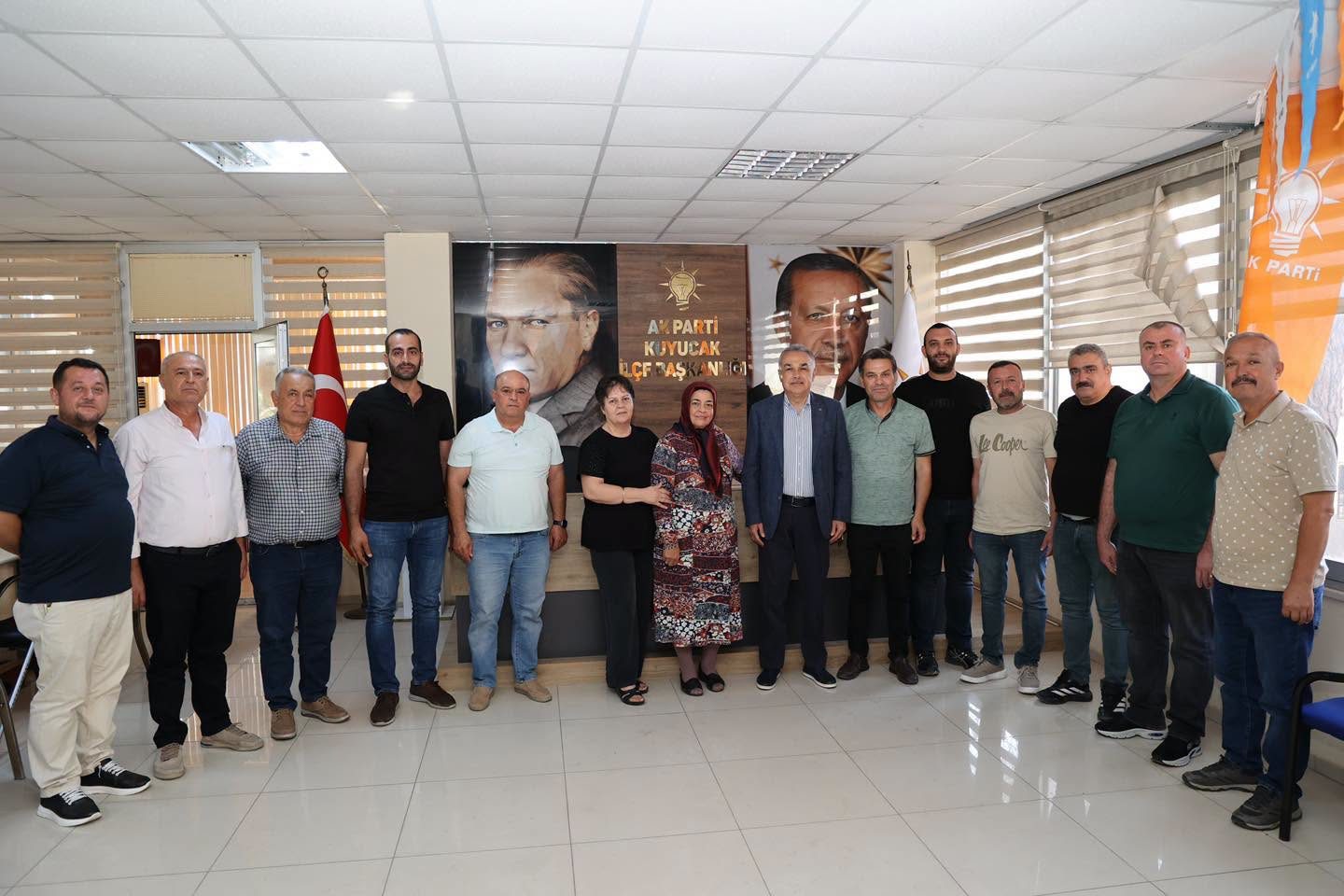 Mustafa Savaş’tan AK Parti Kuyucak Teşkilatı’na Hayırlı Olsun Ziyareti