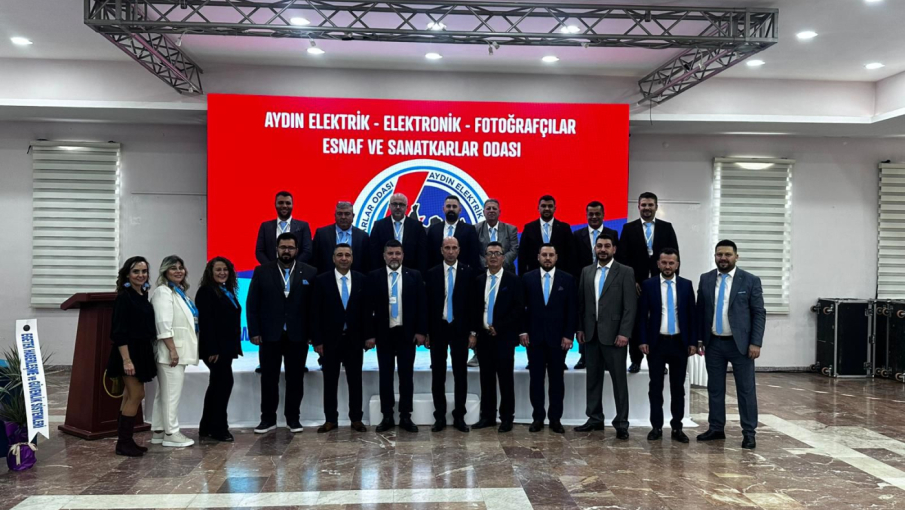 Aydın Elektrikçiler, Elektronikçiler, Fotoğrafçılar Odası’nda Muhsin İnce Güven Tazeledi
