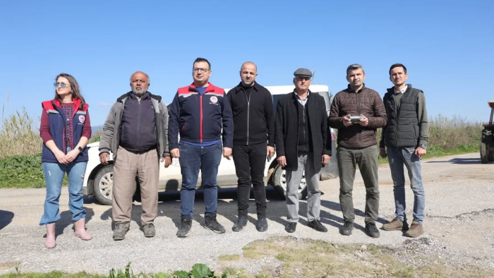 İncirliova’da Taşkın Sonrası Tarım Arazilerinde Hasar Tespiti