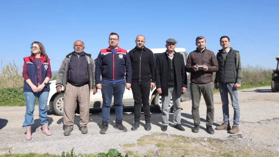 İncirliova’da Taşkın Sonrası Tarım Arazilerinde Hasar Tespiti