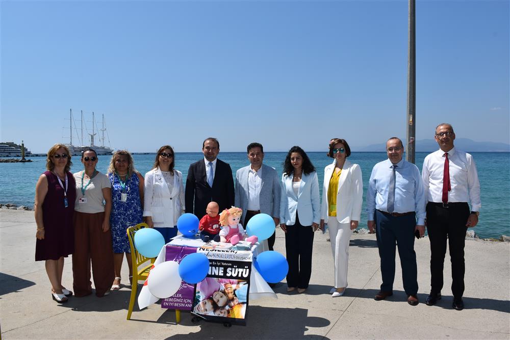 Kuşadası’nda Emzirme Haftası Kapsamında Bilgilendirme Standı Kuruldu